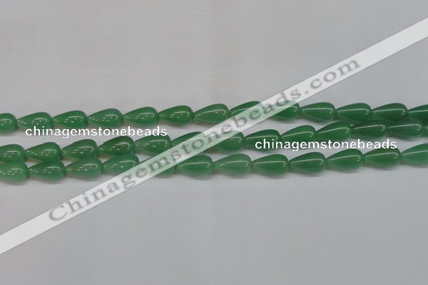 CAJ633 15.5 inches 10*18mm teardrop green aventurine beads