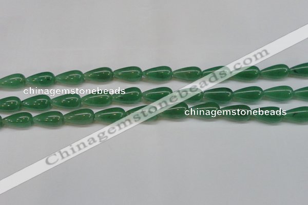 CAJ634 15.5 inches 10*20mm teardrop green aventurine beads