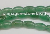 CAJ642 15.5 inches 6*9mm rice green aventurine beads