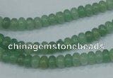 CAJ65 15.5 inches 4*6mm rondelle green aventurine beads wholesale