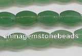 CAJ652 15.5 inches 8*12mm hexahedron green aventurine beads