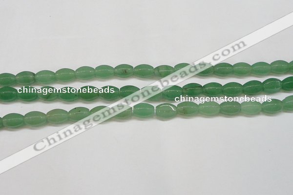 CAJ652 15.5 inches 8*12mm hexahedron green aventurine beads