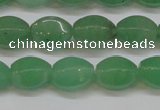 CAJ653 15.5 inches 10*14mm hexahedron green aventurine beads