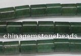 CAJ657 15.5 inches 8*10mm tube green aventurine beads