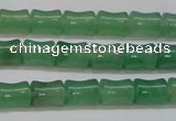 CAJ658 15.5 inches 8*10mm bone green aventurine beads