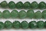 CAJ669 15.5 inches 7*7mm cube green aventurine beads