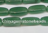 CAJ674 15.5 inches 6*9*20mm freeform green aventurine beads