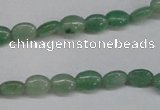 CAJ676 15.5 inches 5*8mm oval green aventurine beads