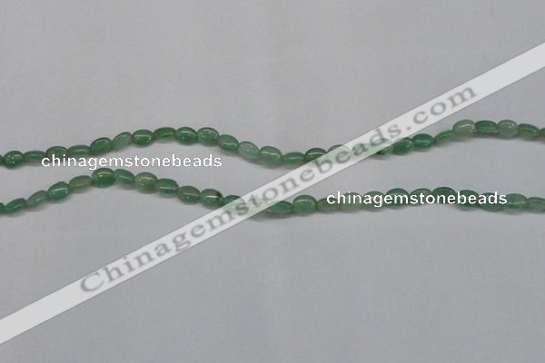 CAJ676 15.5 inches 5*8mm oval green aventurine beads