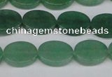 CAJ679 15.5 inches 12*16mm oval green aventurine beads