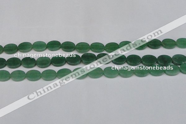 CAJ679 15.5 inches 12*16mm oval green aventurine beads