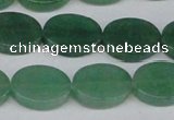 CAJ680 15.5 inches 13*18mm oval green aventurine beads