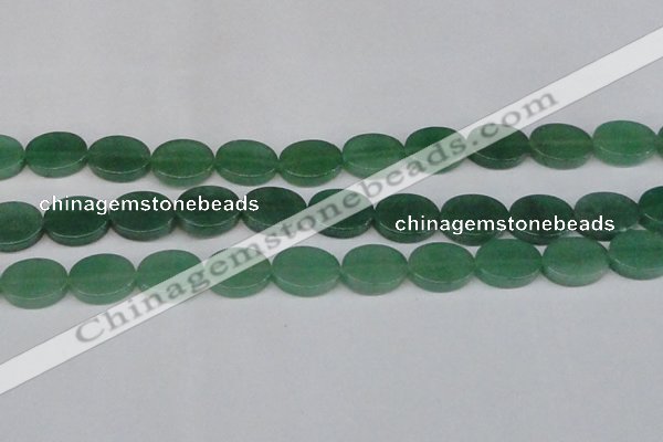 CAJ681 15.5 inches 15*20mm oval green aventurine beads