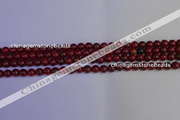 CAJ750 15.5 inches 4mm round apple jasper beads wholesale