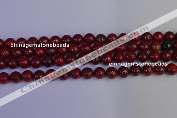 CAJ753 15.5 inches 10mm round apple jasper beads wholesale