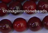 CAJ755 15.5 inches 14mm round apple jasper beads wholesale