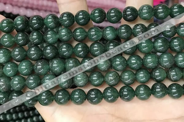 CAJ812 15.5 inches 8mm round green Indian aventurine beads