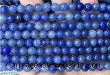 CAJ887 15 inches 6mm round blue aventurine jade beads wholesale