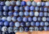 CAJ896 15 inches 10mm faceted round blue aventurine beads wholesale