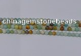 CAM02 6mm round mixed color natural amazonite beads Wholesale