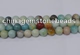 CAM07 round 16mm mixed color natural amazonite beads Wholesale