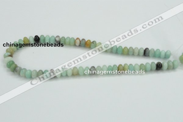 CAM100 15.5 inches 6*10mm rondelle amazonite gemstone beads