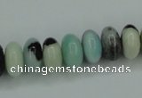 CAM101 15.5 inches 6*12mm rondelle amazonite gemstone beads