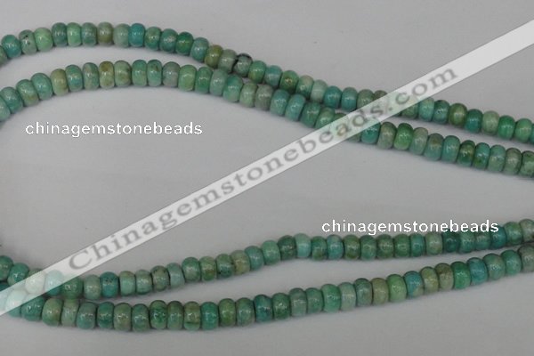 CAM1010 15.5 inches 4*7mm rondelle natural Russian amazonite beads