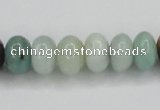 CAM102 15.5 inches 8*12mm rondelle amazonite gemstone beads