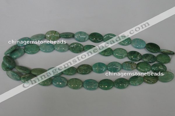 CAM1021 15.5 inches 13*18mm oval natural Russian amazonite beads