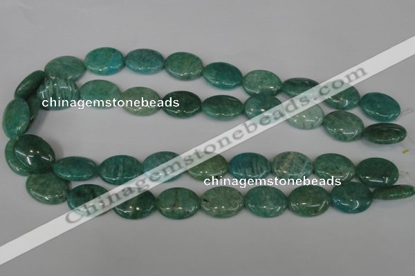 CAM1022 15.5 inches 15*20mm oval natural Russian amazonite beads