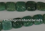 CAM1026 15.5 inches 12*12mm square natural Russian amazonite beads
