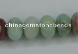 CAM103 15.5 inches 10*14mm rondelle amazonite gemstone beads