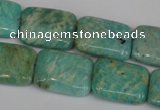 CAM1033 15.5 inches 15*20mm rectangle natural Russian amazonite beads