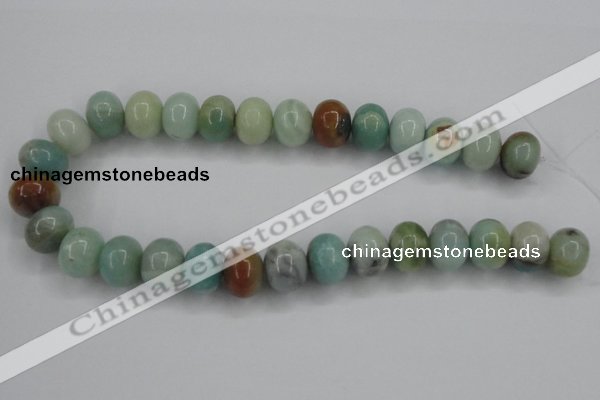 CAM104 15.5 inches 13*18mm rondelle amazonite gemstone beads