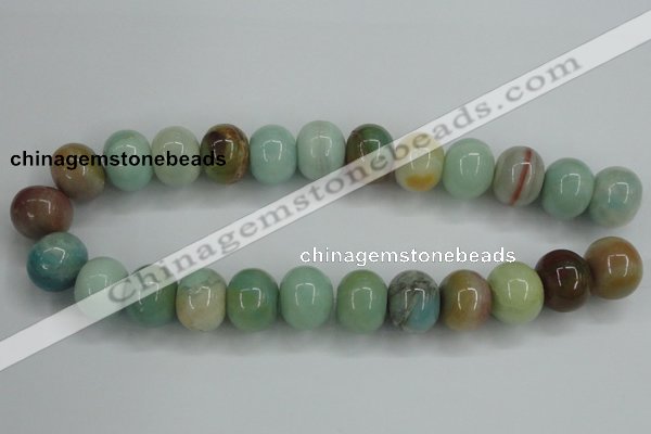 CAM105 15.5 inches 16*20mm rondelle amazonite gemstone beads