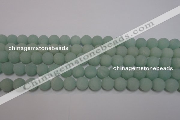 CAM1111 15.5 inches 6mm round matte amazonite beads wholesale