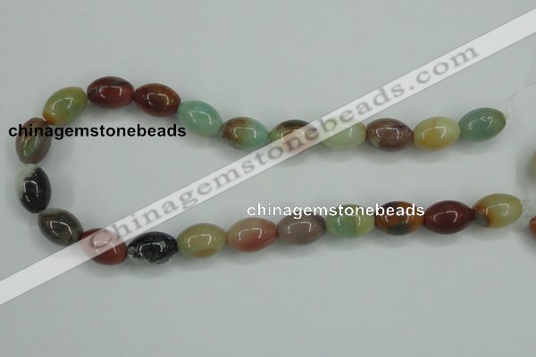 CAM112 15.5 inches 13*18mm rice amazonite gemstone beads wholesale