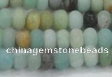 CAM1132 15.5 inches 6*10mm rondelle matte amazonite beads wholesale