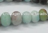 CAM1135 15.5 inches 6*10mm - 15*20mm rondelle matte amazonite beads