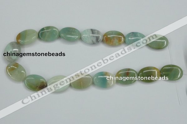 CAM120 15.5 inches 18*25mm oval amazonite gemstone beads wholesale