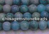 CAM1252 15.5 inches 8mm round natural Russian amazonite beads