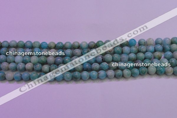 CAM1252 15.5 inches 8mm round natural Russian amazonite beads