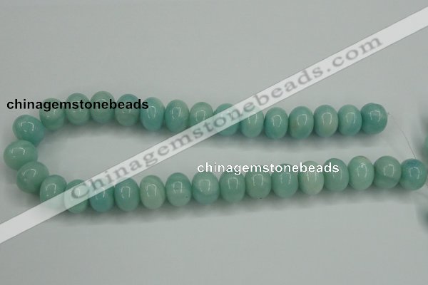 CAM127 15.5 inches 12*16mm rondelle amazonite gemstone beads