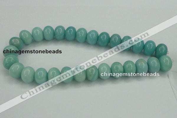 CAM128 15.5 inches 13*18mm rondelle amazonite gemstone beads