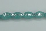 CAM129 15.5 inches 8*12mm rice amazonite gemstone beads wholesale