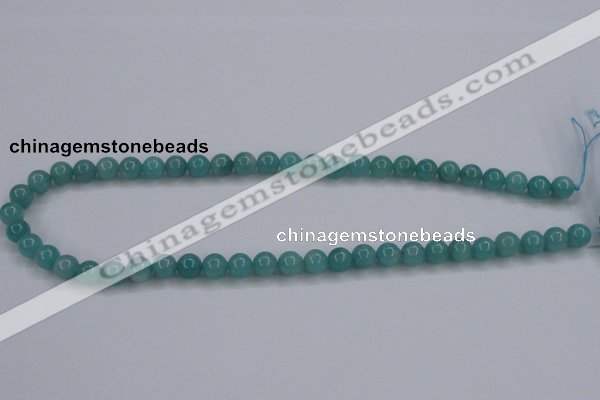 CAM135 15.5 inches 8mm round amazonite gemstone beads wholesale