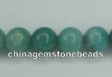 CAM137 15.5 inches 12mm round amazonite gemstone beads wholesale