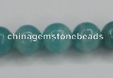 CAM138 15.5 inches 14mm round amazonite gemstone beads wholesale