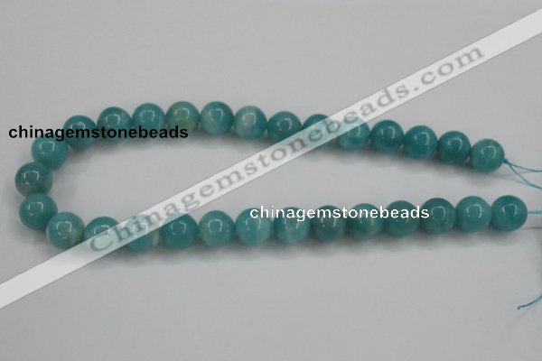 CAM138 15.5 inches 14mm round amazonite gemstone beads wholesale